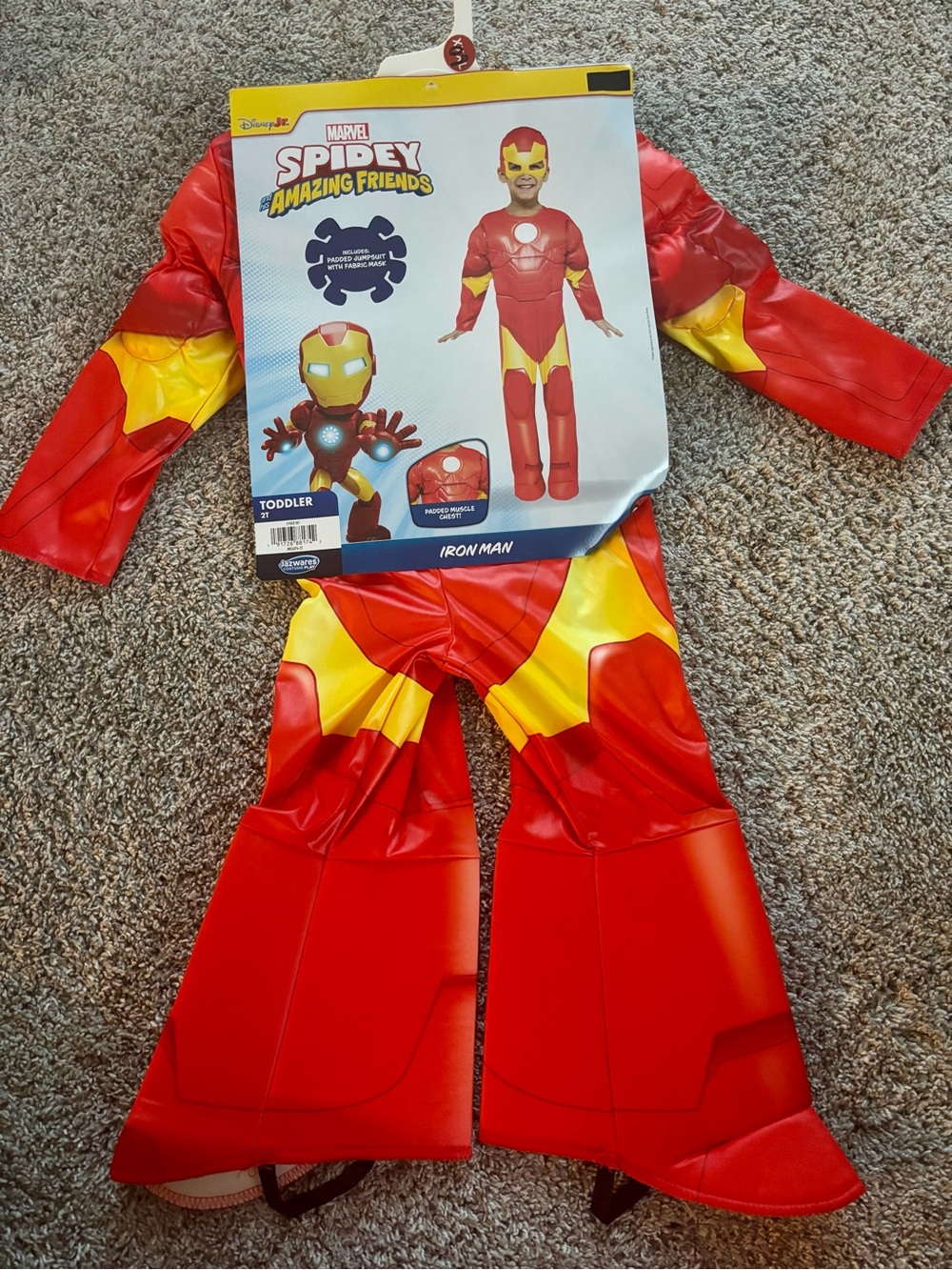 New NWT Spidey and His Amazing Friends Iron Man Toddler Costume 2T